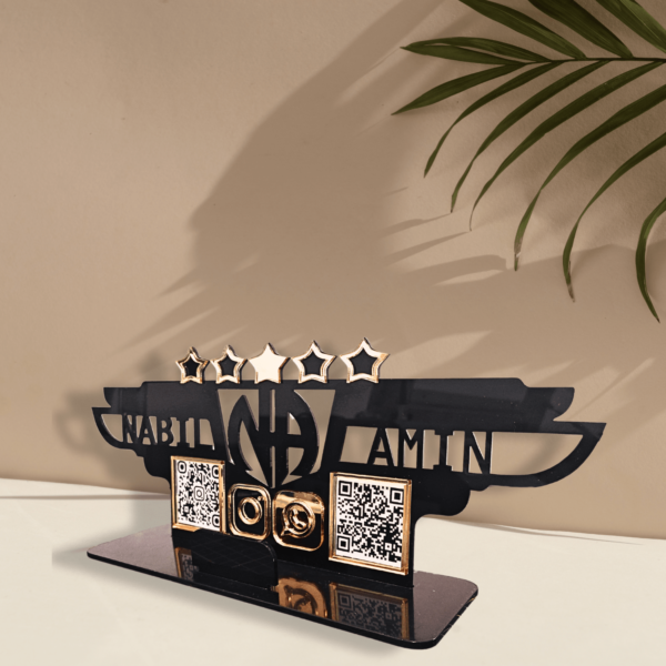 Placa QR Personalizada con forma de logo - Image 4